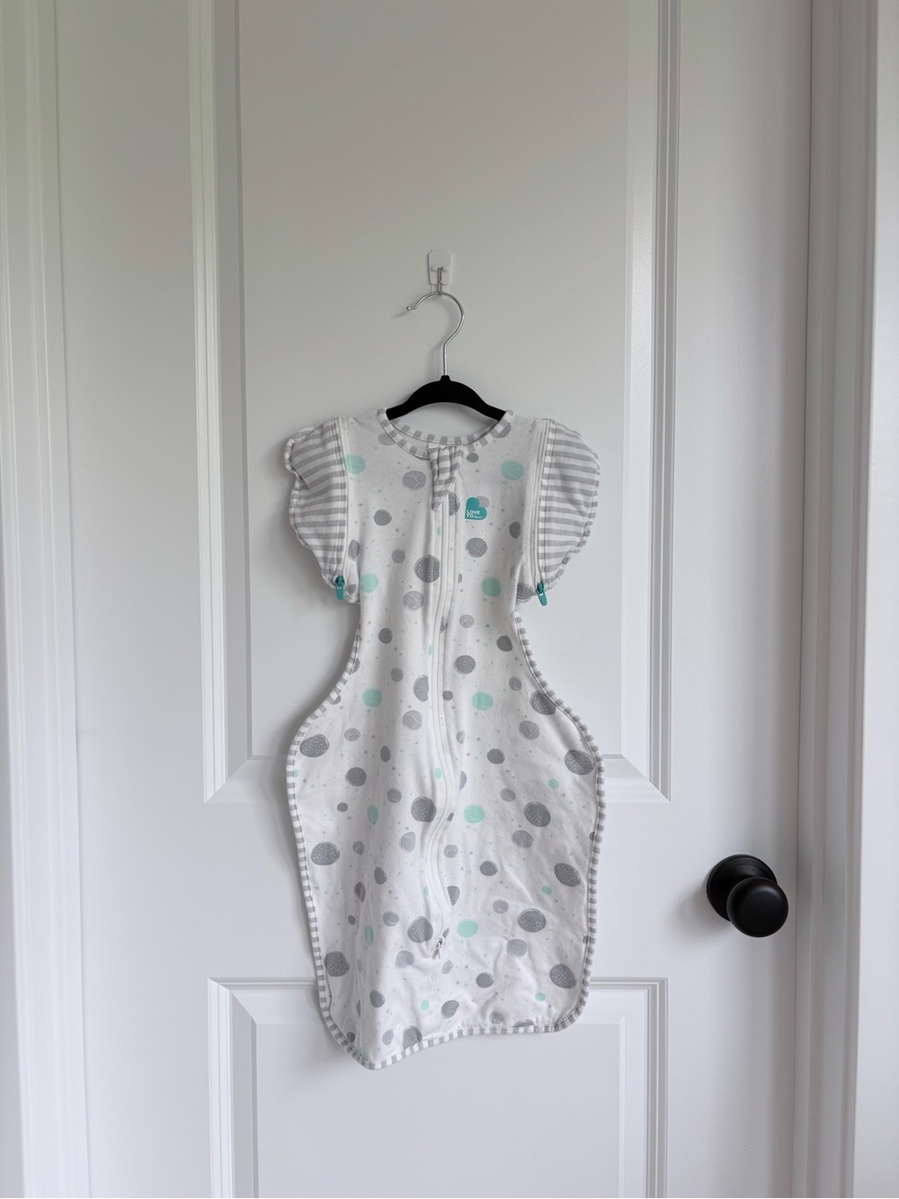 🩶Love to Dream Swaddle Up Transition Bag Lite 0.2 Tog White Circles